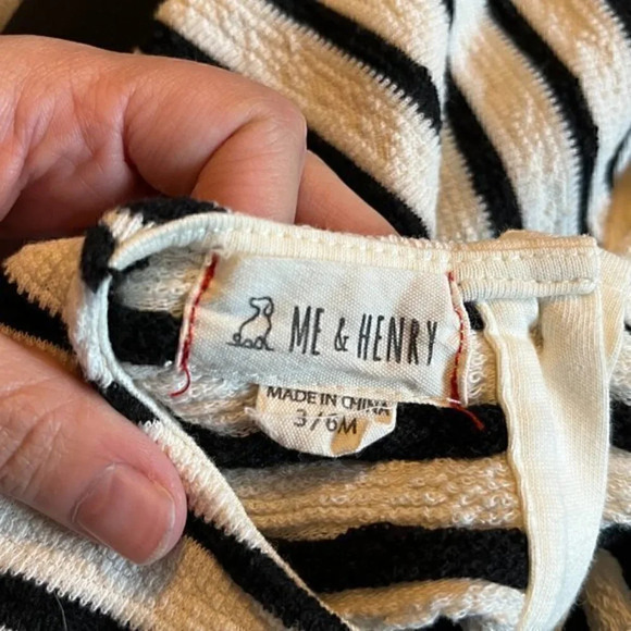 Me & Henry striped romper - Picture 3 of 3